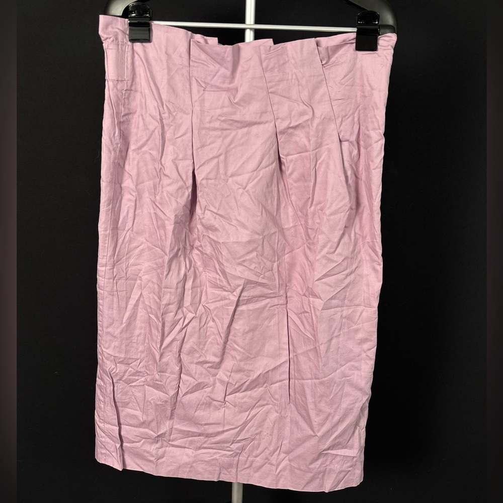 J. Crew Light Purple Pleated Pencil Skirt